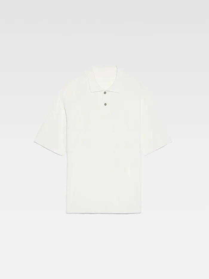 JACQUEMUS Knits Knit Polo Offwhite 8211 Men