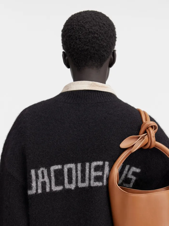 JACQUEMUS Knits Logo Sweater Black 8211 Men