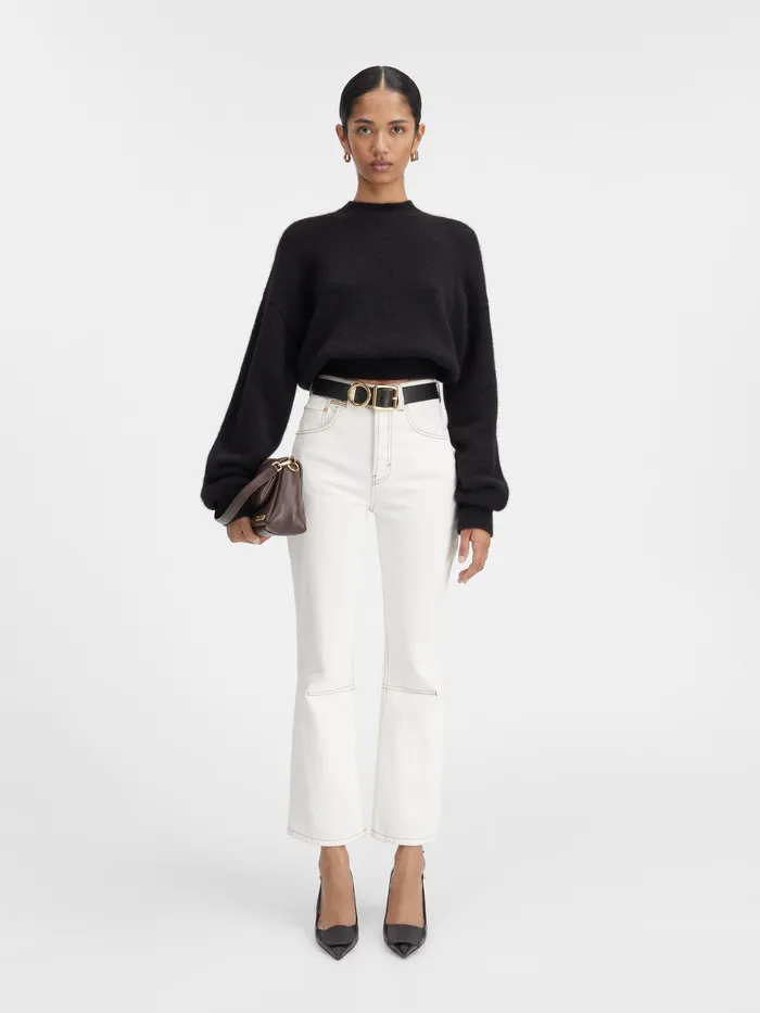 JACQUEMUS Knits Logo Sweater Black 8211 Women
