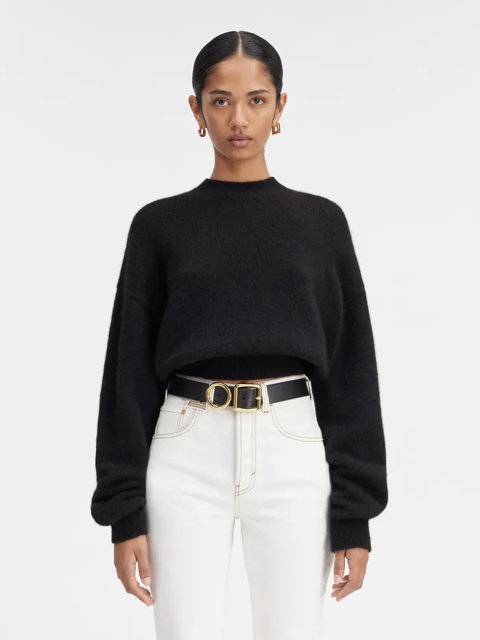 JACQUEMUS Knits Logo Sweater Black 8211 Women