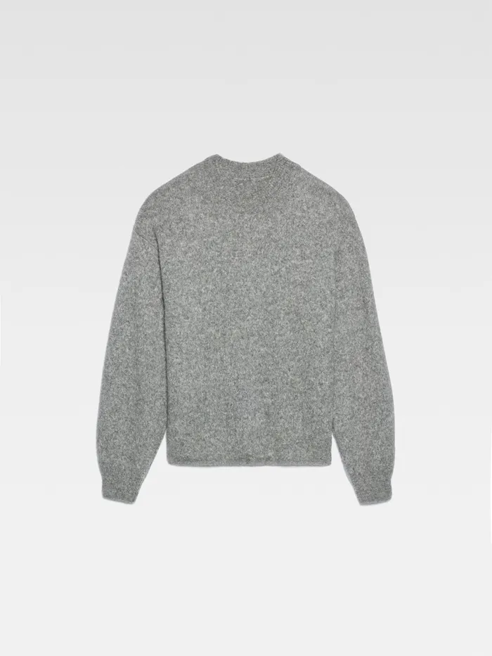 JACQUEMUS Knits Logo Sweater Grey 8211 Men