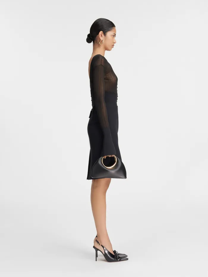 JACQUEMUS Knits Sheer Cardigan Black 8211 Women