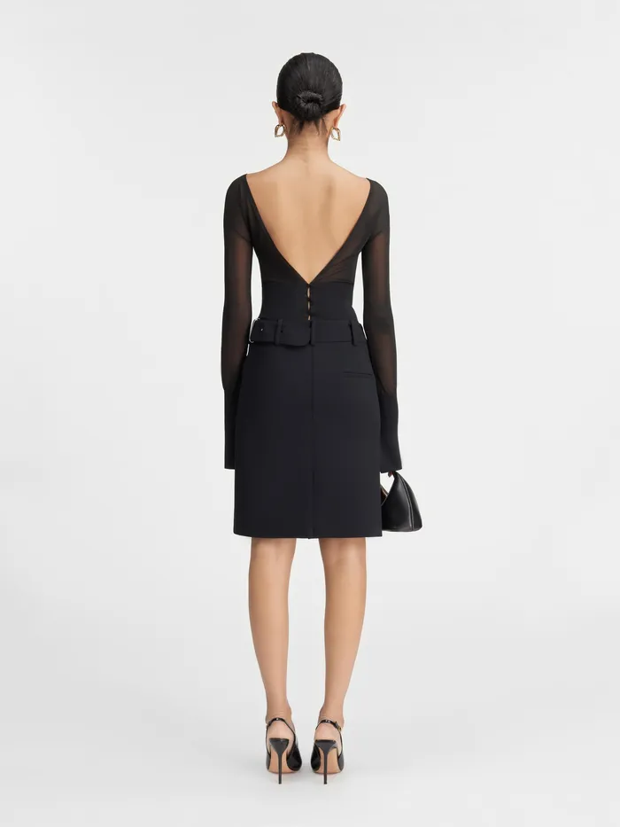 JACQUEMUS Knits Sheer Cardigan Black 8211 Women