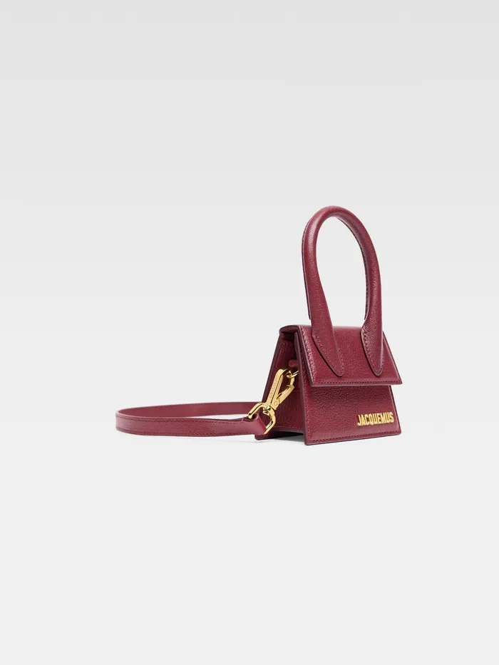 JACQUEMUS Mini Signature Mini Handbag Dark Burgundy 8211 Women