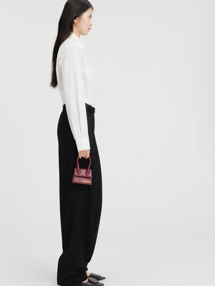 JACQUEMUS Mini Signature Mini Handbag Dark Burgundy 8211 Women