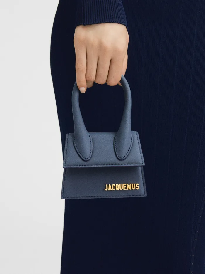 JACQUEMUS Mini Signature Mini Handbag Dark Navy 8211 Women