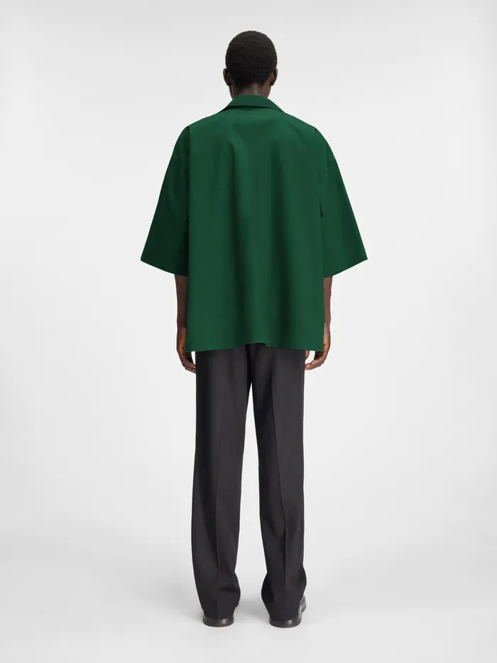 JACQUEMUS Shirts Boxy Polo Dark Green 8211 Men