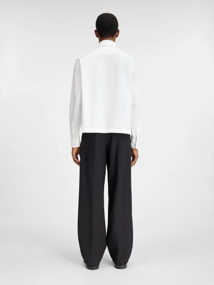 JACQUEMUS Shirts Monochrome Horse Boxy Shirt Print Black and White Horse 8211 Men