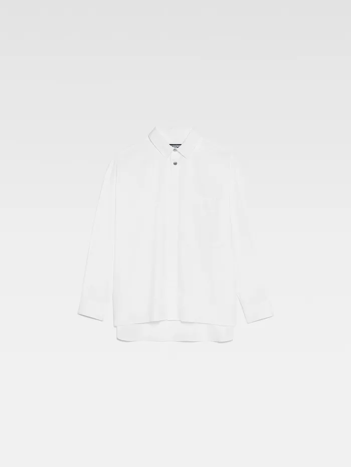 JACQUEMUS Shirts Patch Pocket Shirt White 8211 Men