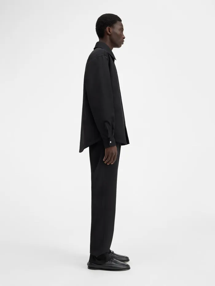 JACQUEMUS Shirts Puffed Overshirt Black 8211 Men