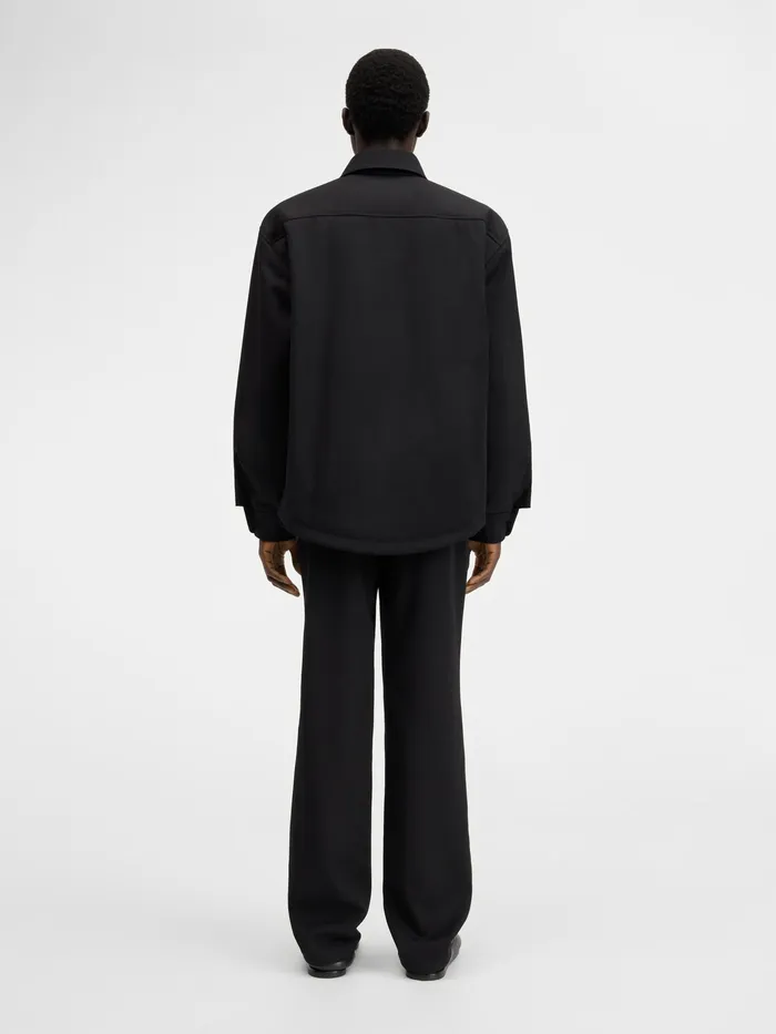 JACQUEMUS Shirts Puffed Overshirt Black 8211 Men