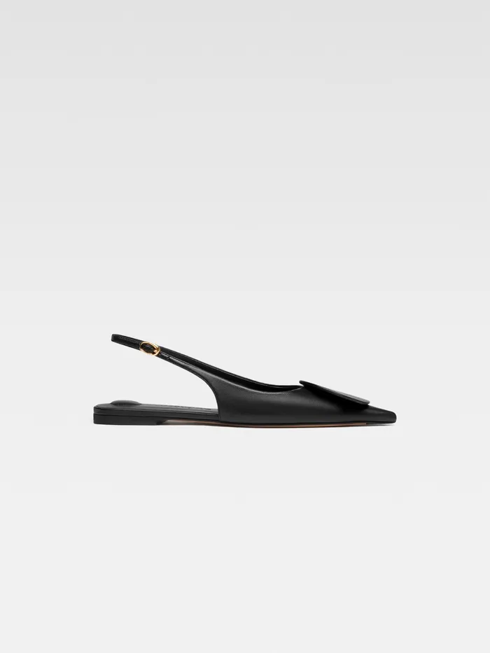 JACQUEMUS Shoes Circle Square Flats Black 8211 Women