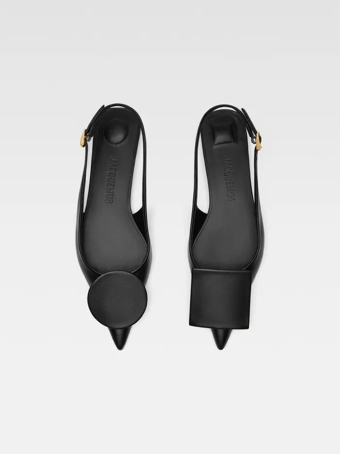 JACQUEMUS Shoes Circle Square Flats Black 8211 Women