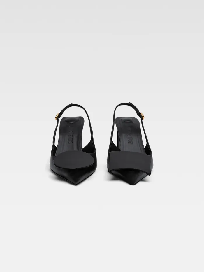 JACQUEMUS Shoes Circle Square Pumps Black 8211 Women