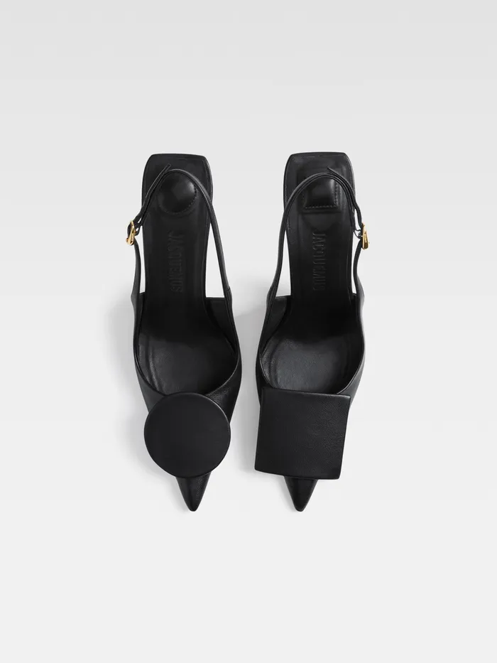 JACQUEMUS Shoes Circle Square Pumps Black 8211 Women