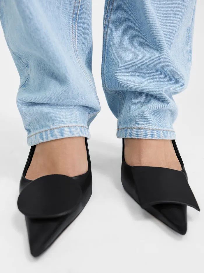 JACQUEMUS Shoes Circle Square Pumps Black 8211 Women
