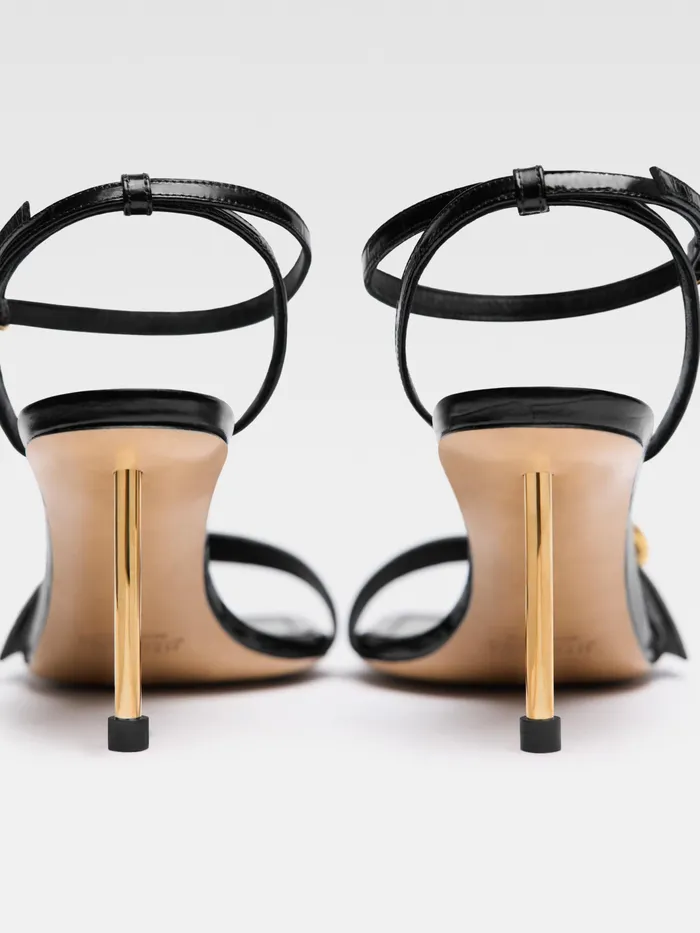 JACQUEMUS Shoes Circle Square SlingBacks Black 8211 Women