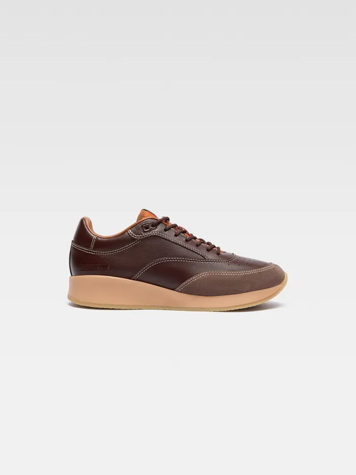 JACQUEMUS Shoes Soft Sneakers Dark Brown 8211 Men