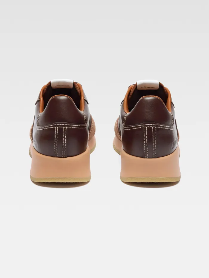 JACQUEMUS Shoes Soft Sneakers Dark Brown 8211 Men