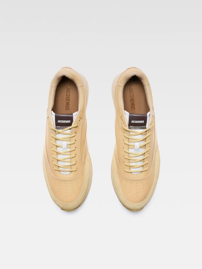 JACQUEMUS Shoes Soft Sneakers Pale Yellow 8211 Men