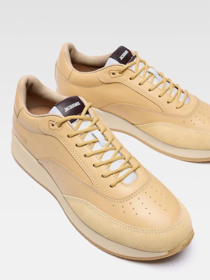 JACQUEMUS Shoes Soft Sneakers Pale Yellow 8211 Men