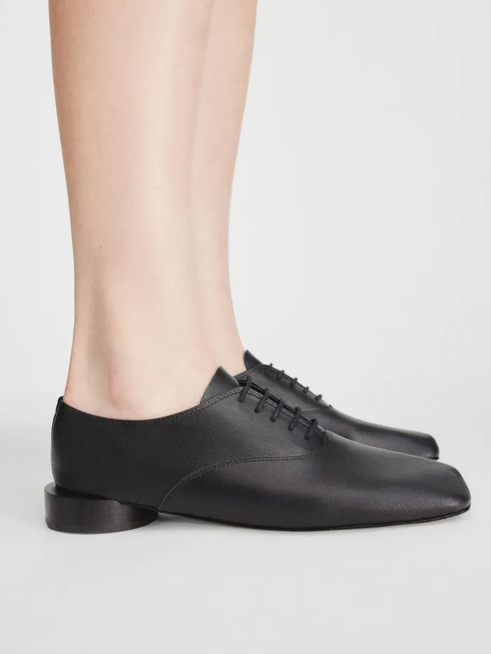 JACQUEMUS Shoes Square Edge Derbies 8211 ReInterpretation Of The Iconic Zizi By Repetto Black 8211 Women