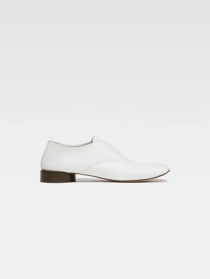 JACQUEMUS Shoes Square Edge Derbies 8211 ReInterpretation Of The Iconic Zizi By Repetto White 8211 Men