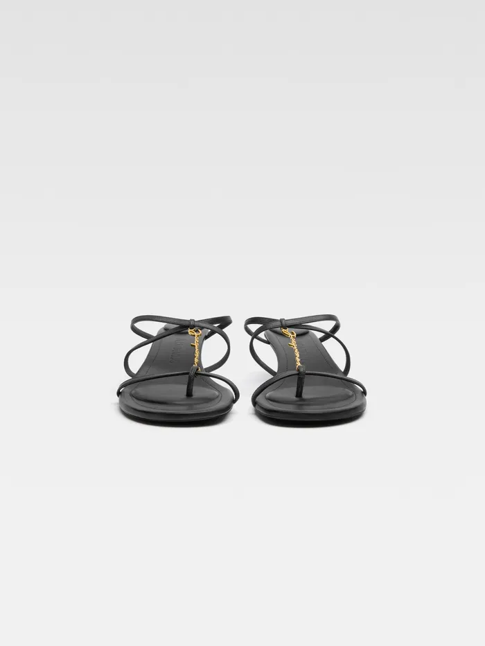 JACQUEMUS Shoes Strappy Charm Mules Black 8211 Women
