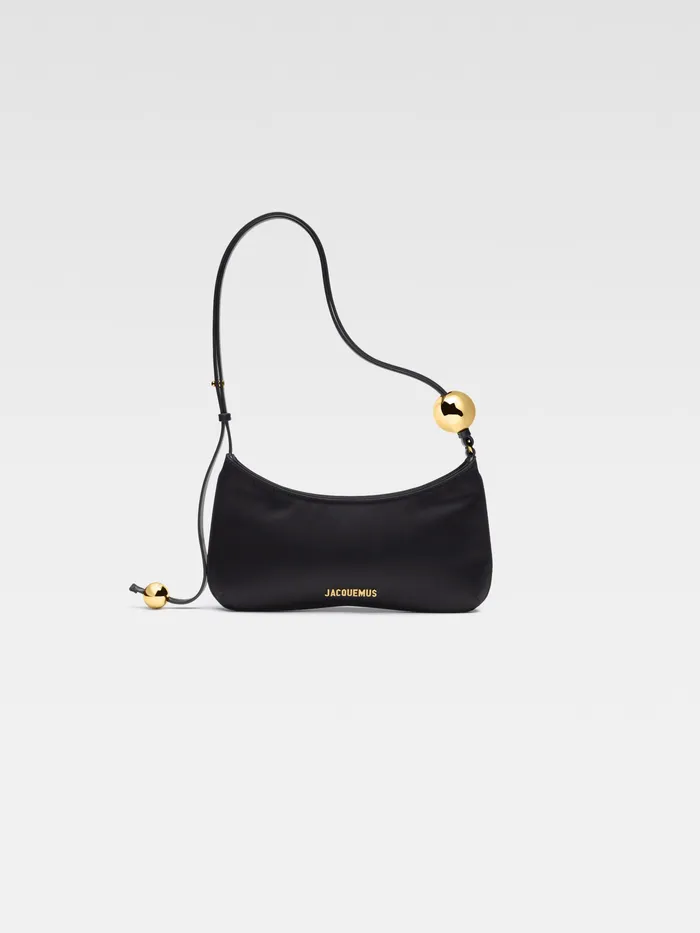JACQUEMUS Shoulder Bags Beaded Shoulder Bag Black 8211 Women