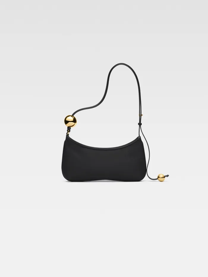 JACQUEMUS Shoulder Bags Beaded Shoulder Bag Black 8211 Women