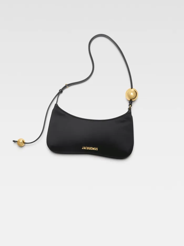 JACQUEMUS Shoulder Bags Beaded Shoulder Bag Black 8211 Women