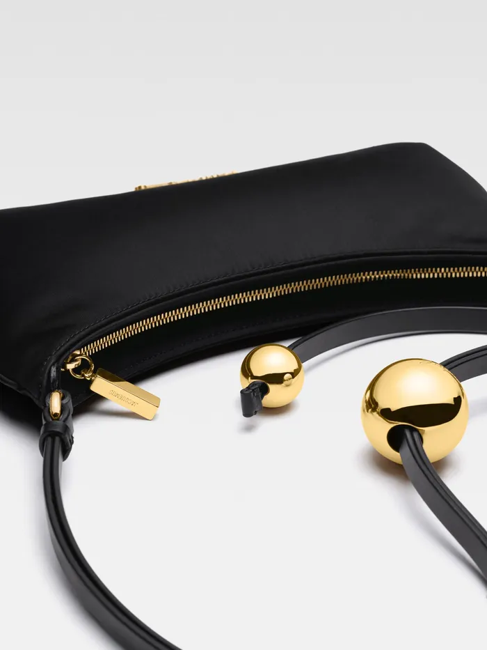 JACQUEMUS Shoulder Bags Beaded Shoulder Bag Black 8211 Women
