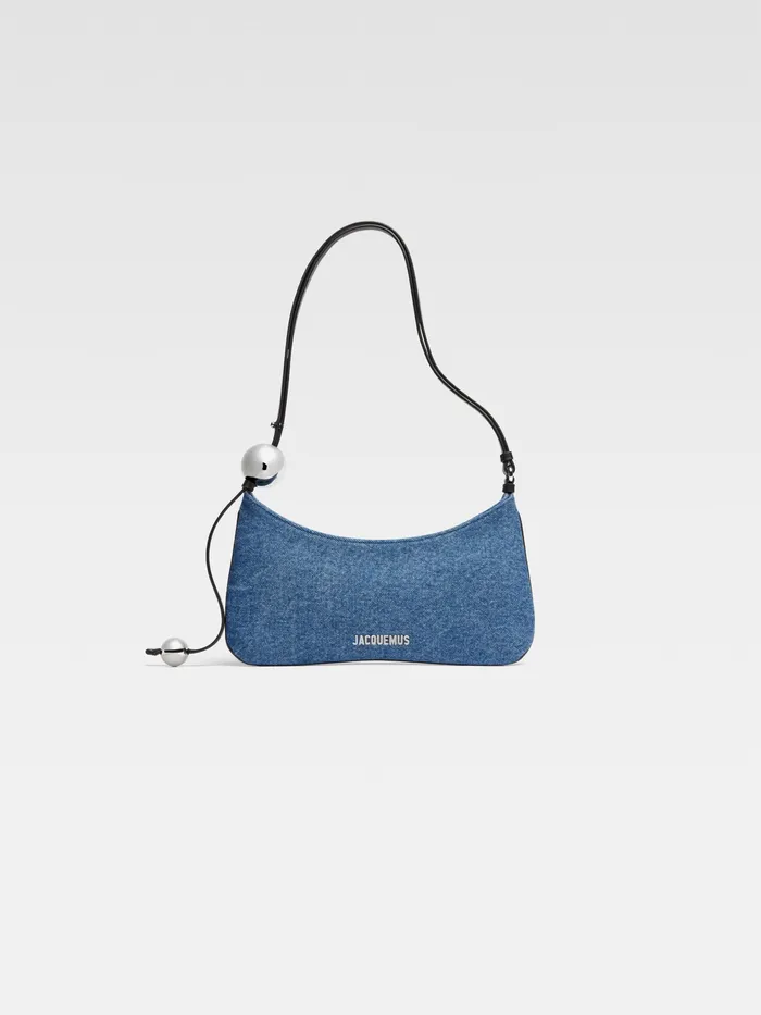 JACQUEMUS Shoulder Bags Beaded Shoulder Bag Blue 8211 Women