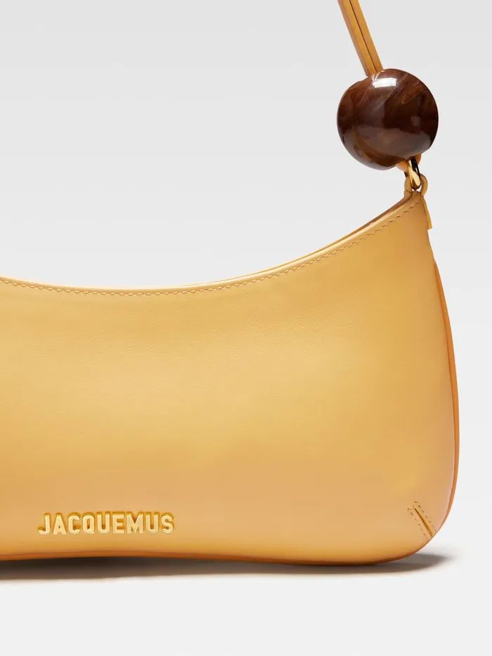 JACQUEMUS Shoulder Bags Beaded Shoulder Bag Dusty Yellow 8211 Women