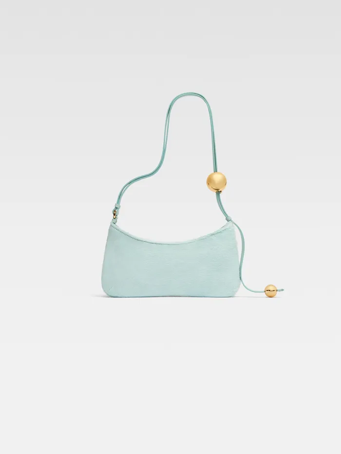 JACQUEMUS Shoulder Bags Beaded Shoulder Bag Light Blue 8211 Women