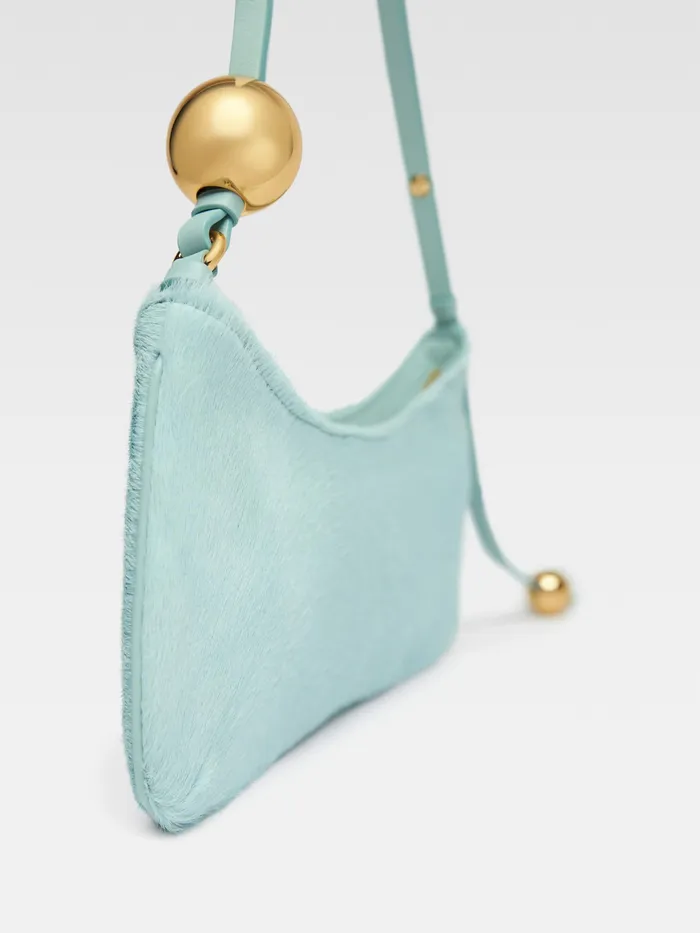 JACQUEMUS Shoulder Bags Beaded Shoulder Bag Light Blue 8211 Women