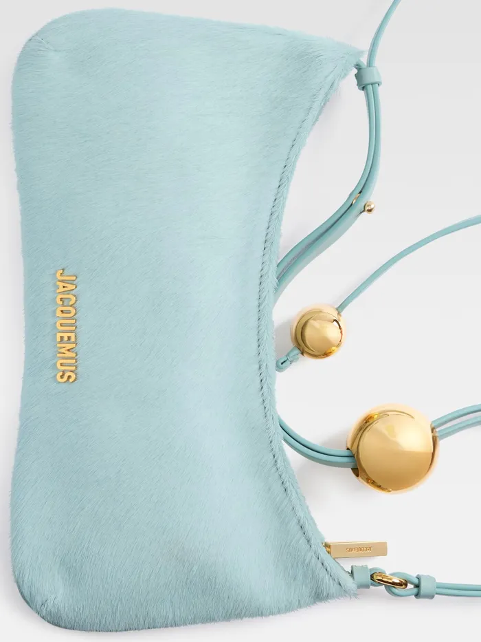 JACQUEMUS Shoulder Bags Beaded Shoulder Bag Light Blue 8211 Women