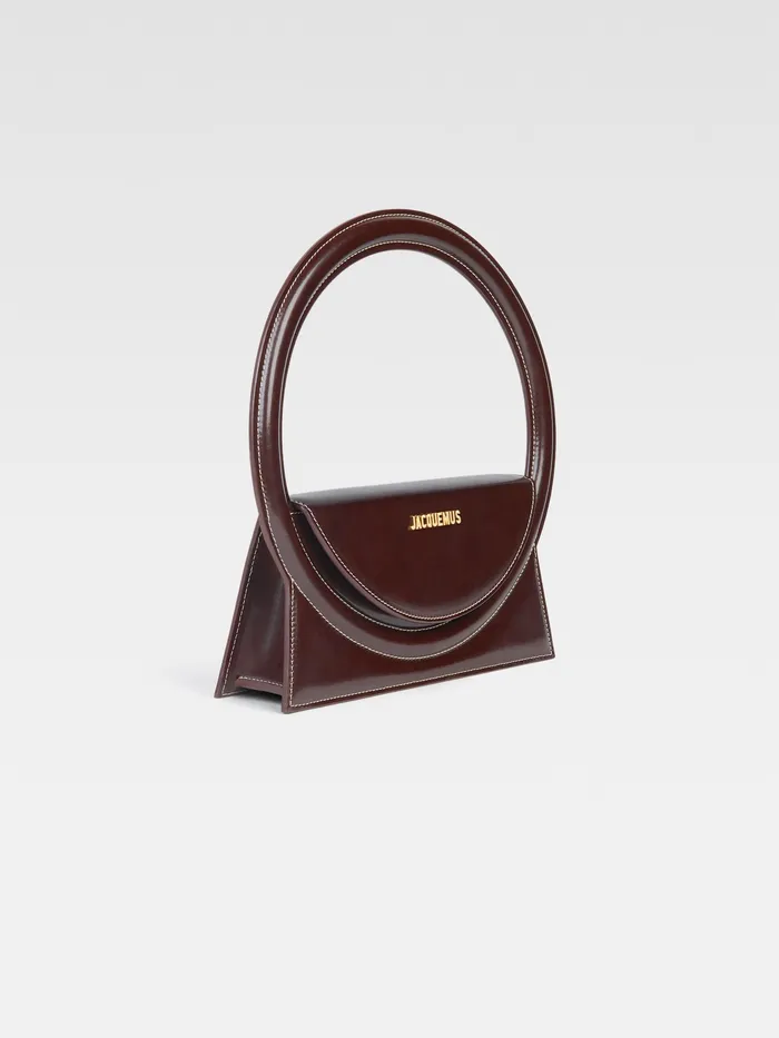 JACQUEMUS Shoulder Bags Circle Purse Dark Brown 8211 Women
