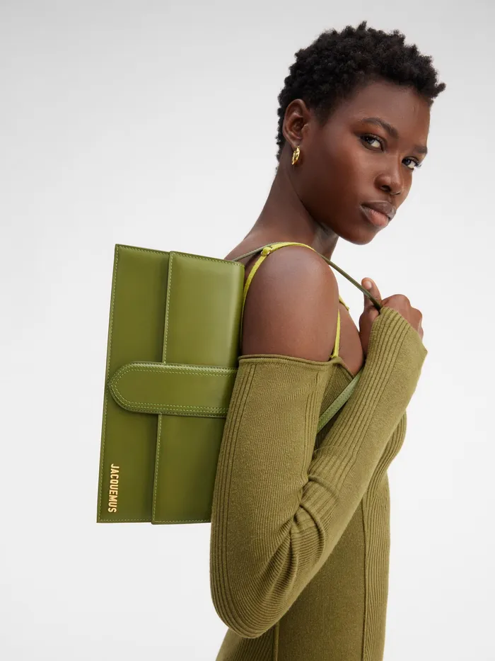 JACQUEMUS Shoulder Bags Long Flap Bag Khaki 8211 Women