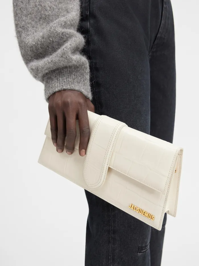 JACQUEMUS Shoulder Bags Long Flap Bag Light Ivory 8211 Women