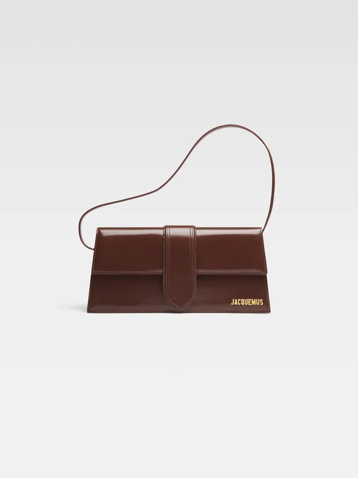 JACQUEMUS Shoulder Bags Long Flap Bag Midnight Brown 8211 Women