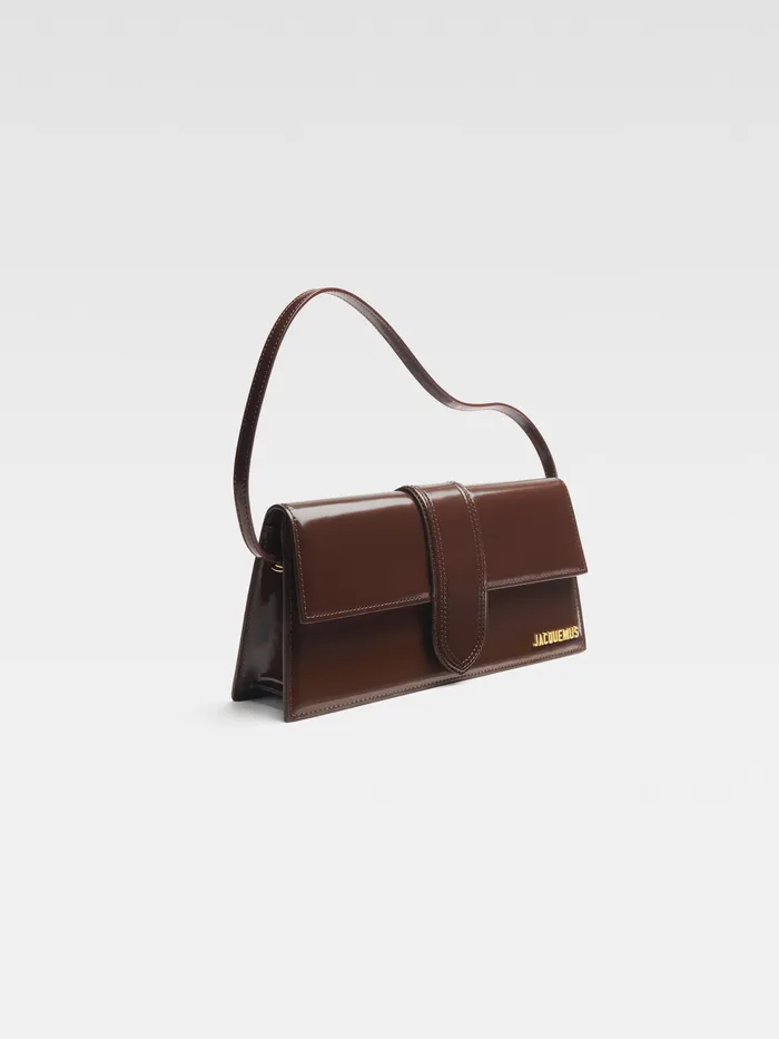 JACQUEMUS Shoulder Bags Long Flap Bag Midnight Brown 8211 Women