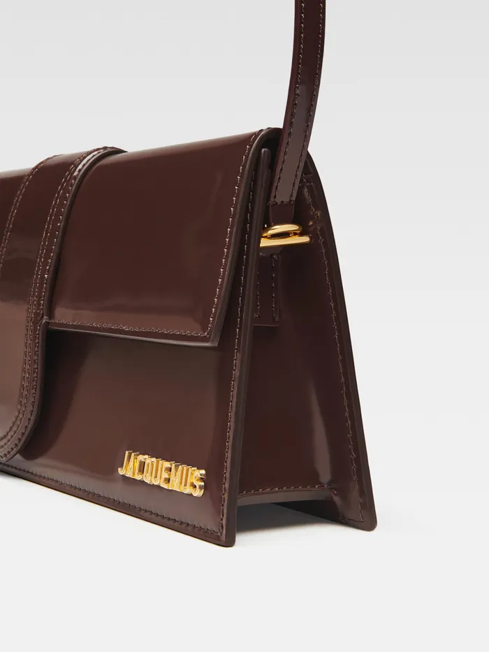 JACQUEMUS Shoulder Bags Long Flap Bag Midnight Brown 8211 Women