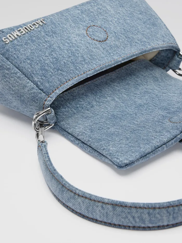 JACQUEMUS Shoulder Bags Mini Puffed Denim Bag Blue 8211 Women