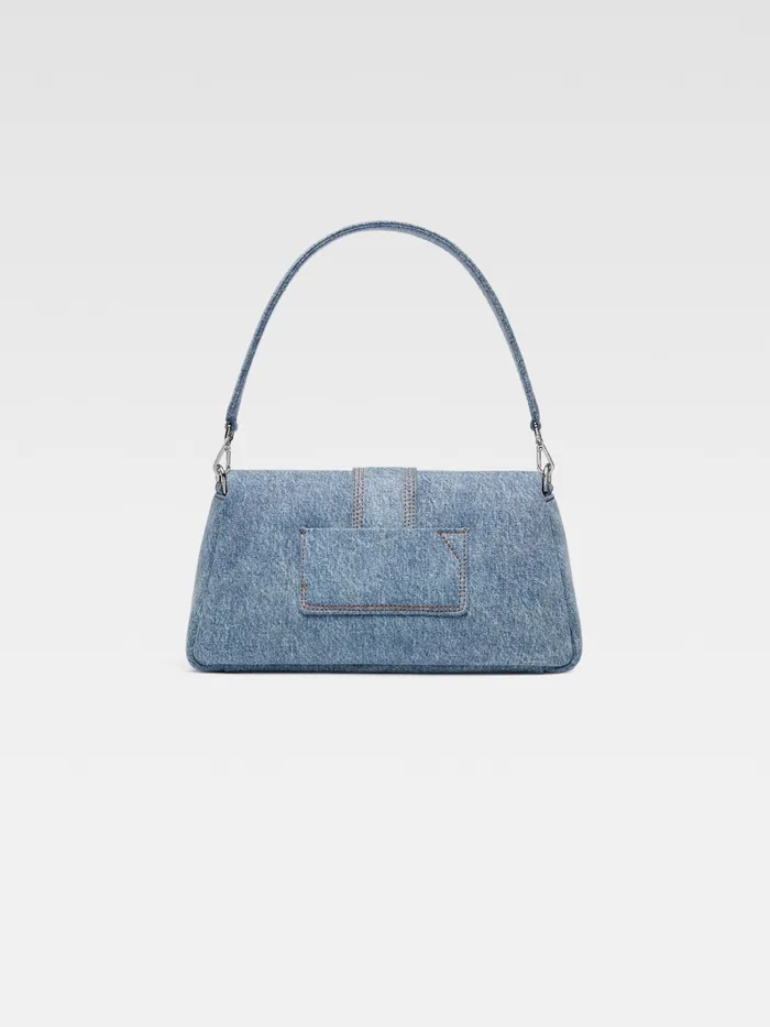 JACQUEMUS Shoulder Bags Puffed Denim Flap Bag Blue 8211 Women