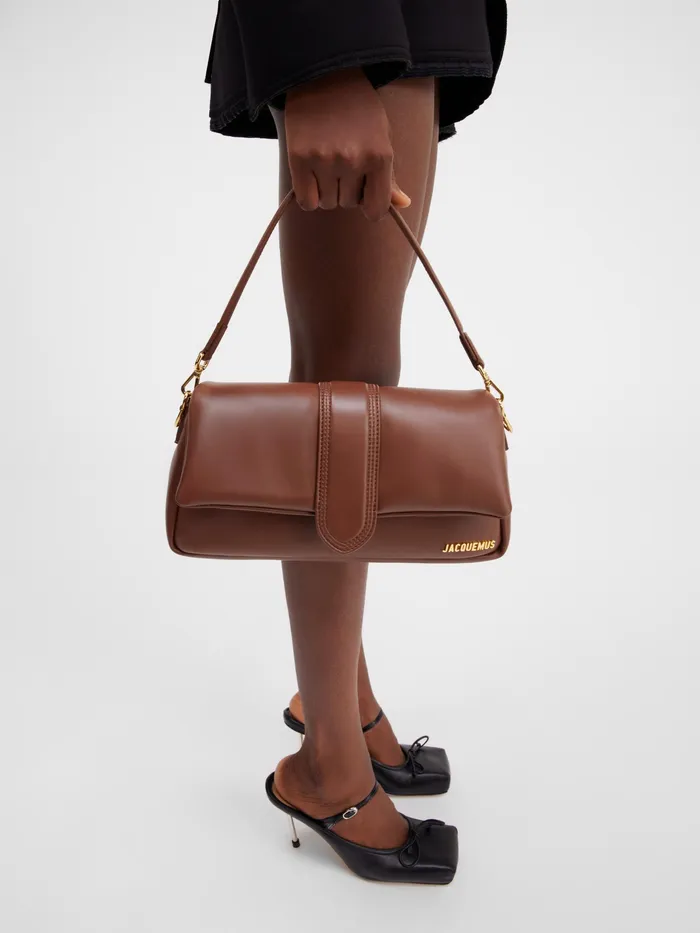 JACQUEMUS Shoulder Bags Puffed Flap Bag Brown 8211 Women