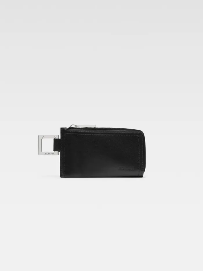 JACQUEMUS Small Leather Goods ClipOn Wallet Black 8211 Men