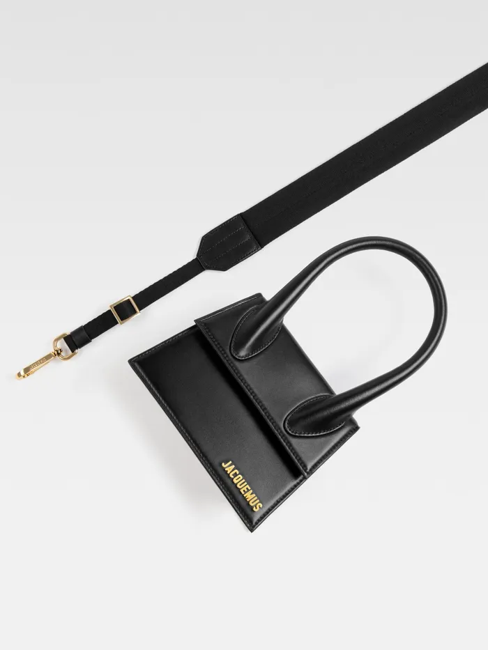 JACQUEMUS Small Leather Goods Removable Chiquito Strap Black 8211 Men