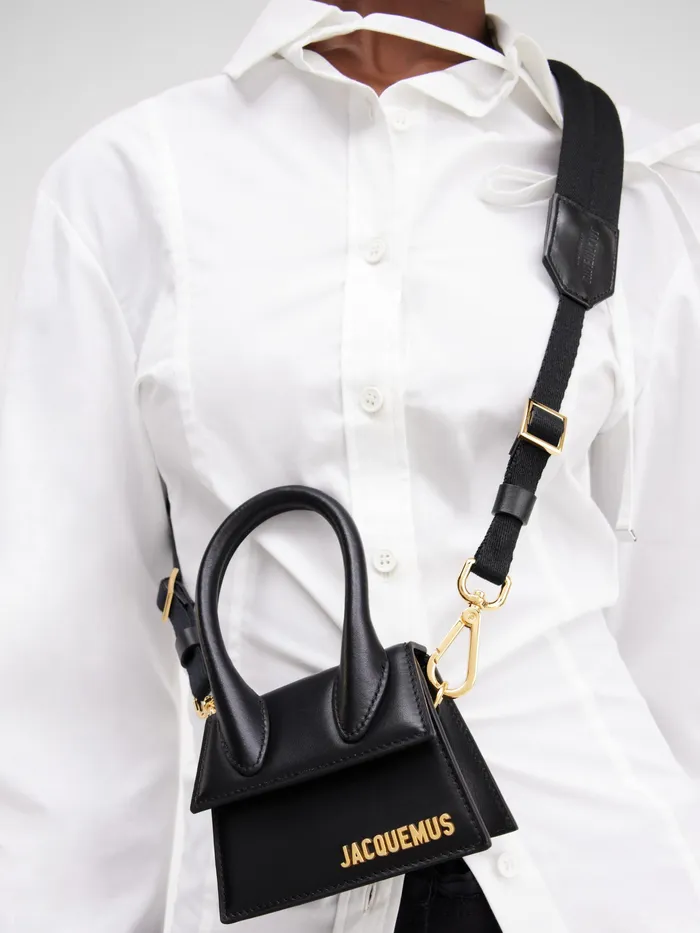 JACQUEMUS Small Leather Goods Removable Chiquito Strap Black 8211 Men