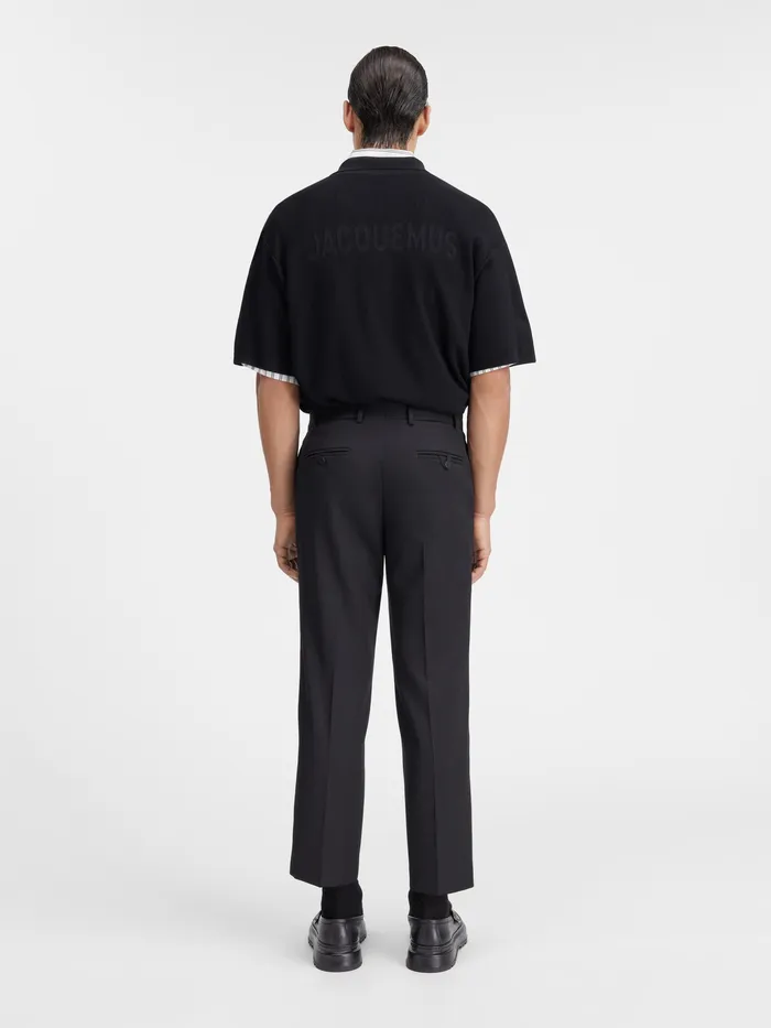 JACQUEMUS Suits Cropped Tailored Pants Black 8211 Men